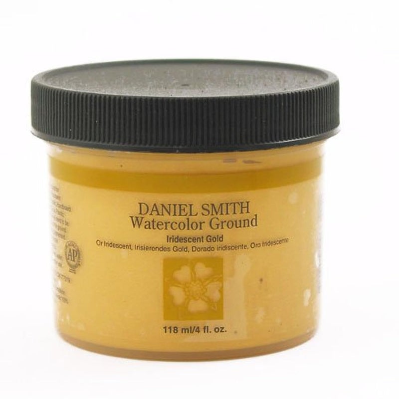 Daniel Smith Watercolor Ground, 4oz Jar, Iridescent Gold, 284055012 - Image 1